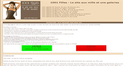 Desktop Screenshot of 1001-filles.com